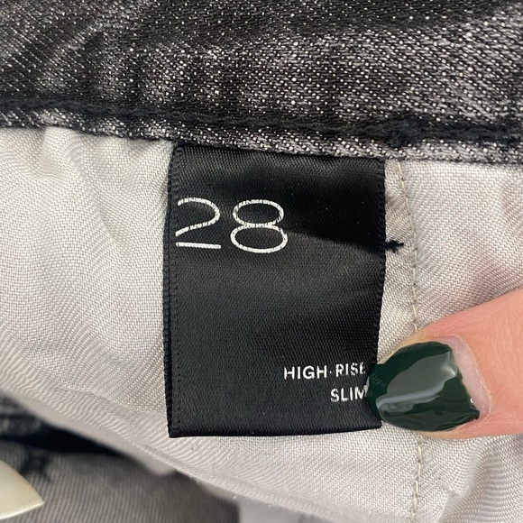 Anthropologie Pilcro Ultra High-Rise Beaded Black Jeans - Picture 10 of 10